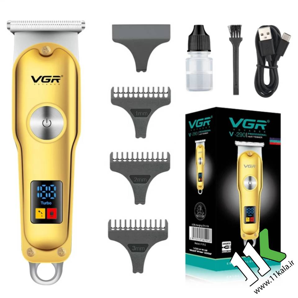 ماشین اصلاح موی سر و صورت وی جی ار مدل V-290