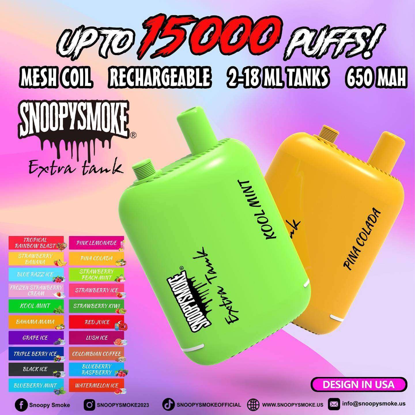 پاد 15000 Snoopy Smoke